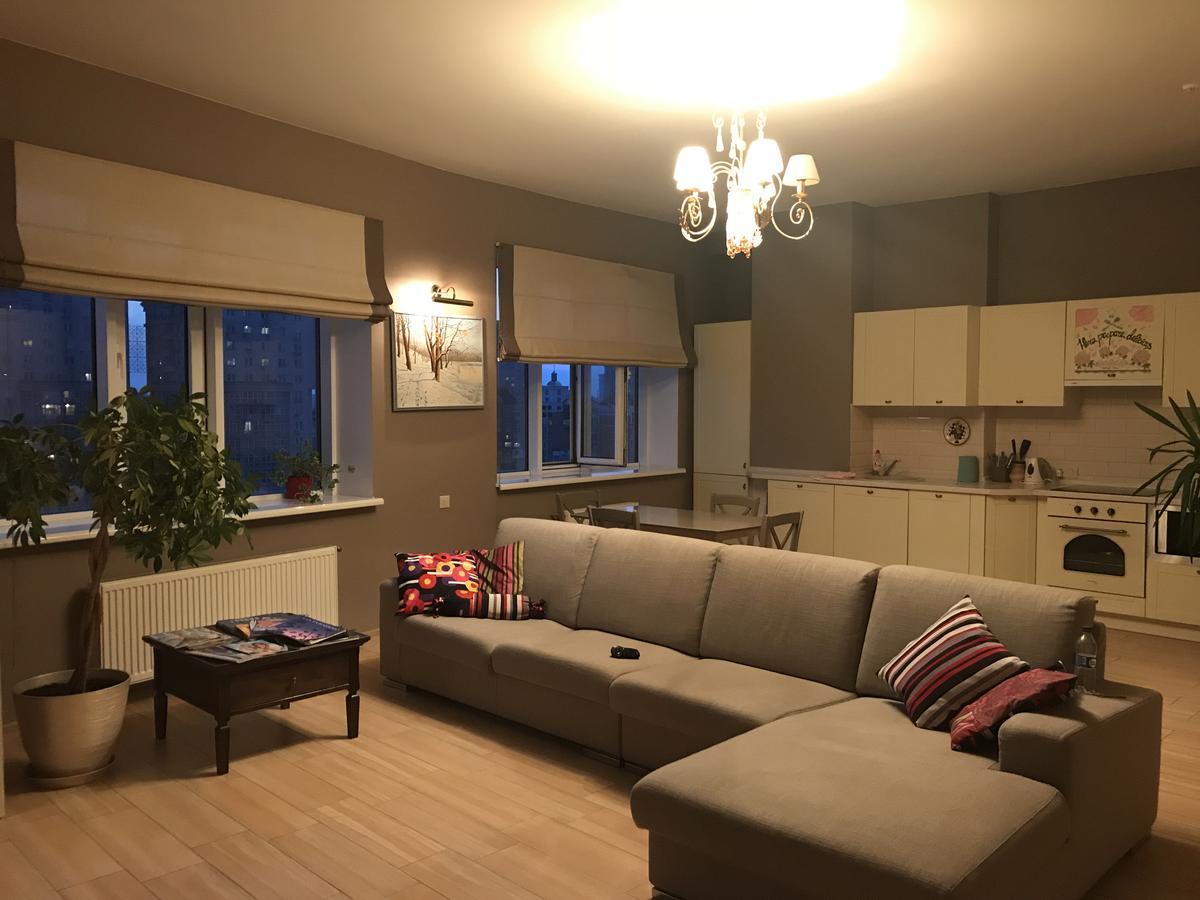 Stylish Views Apartments In The Parasol. Parus .Obolonskaya Embankment Kiev Exterior foto